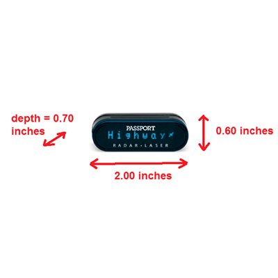 Escort P9500ci Cased Display Module (blue)