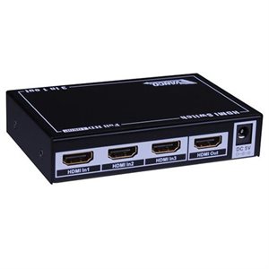 Vanco HDMI 3x1 Switch w / IR Control 3HDMI in to 1 HDMI out
