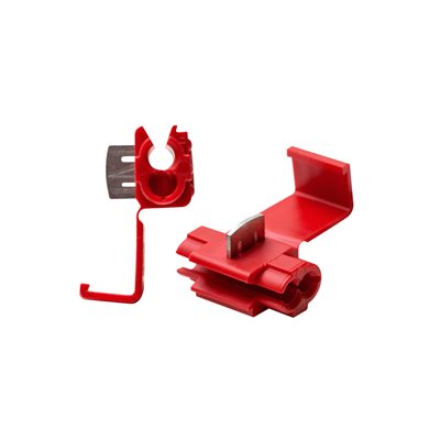 Install Bay 22-18 ga 3M Scotch Locks (red, 100 pk)