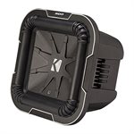 KICKER 8" Square Subwoofer, Dual Voice Coil 4-Ohm, 500 Watt