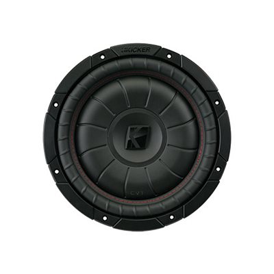 KICKER CVT102 10" CompVT SVC 2-ohm 350W Subwoofer (single)