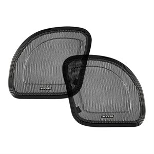 KICKER HDRG "Shark-Nose" replacement grills; 2015 up HD Road Glides, pair