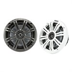 KICKER KM654 6.5" 4-ohm Marine Coaxial Speakers with 3 / 4" Tw