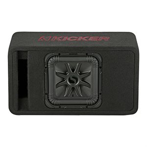 KICKER VL7R102 Single 10” Loaded Enclosure w /  L7R 2-ohm 500W Subwoofer