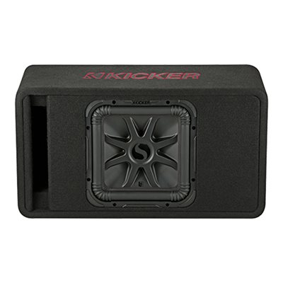 KICKER VL7R122 Single 12” Loaded Enclosure w /  L7R 2-ohm 600W Subwoofer