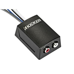KICKER K-Series Interconnect Speaker To RCA w /  Line-Out Converter w /  Remote Turn-on Wire