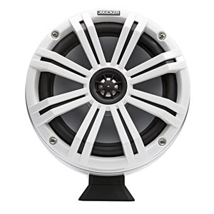 KICKER KMFC8 8" Coaxial 4-ohm Loaded Marine Flat Surface Mou