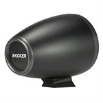 KICKER KMFC8 8" Coaxial 4-ohm Marine Tower System, Flat Mount (black, pair)
