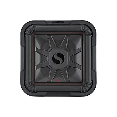 KICKER L7T122 12” LT7 DVC 2-ohm 600W Square Subwoofer (single)