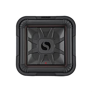 KICKER L7T124 12” LT7 DVC 4-ohm 600W Square Subwoofer (single)