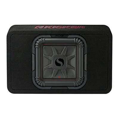 KICKER TL7T102 Single 10” Loaded Truck Enclosure w /  L7T 2-ohm 500W Subwoofer