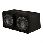 KICKER DCWR102 10” Dual Loaded Enclosure w /  CompR 2-ohm 800W Subwoofers