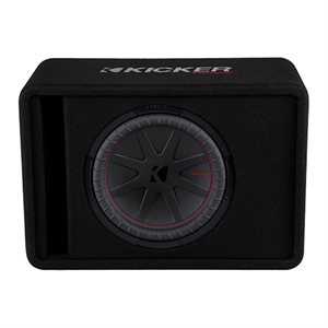 KICKER VCVR122 12” CompVR 2-ohm single subwoofer in vented box