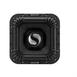 KICKER SoloX L7X 12" (30cm), 3" DVC, Subwoofer, 1-Ohm RoHS Compliant