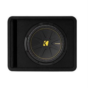 KICKER Dual CompC 12" (25cm) Subwoofers in Vented Enclosure