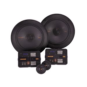 KICKER 5.25" (130mm) Component System w / 1" (25mm) Tweeters,