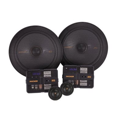 KICKER 6.75" (165mm) Component System w / 1" (25mm) Tweeters,