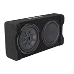 KICKER 12" 500w RMS, Powered Down Firing Loaded Enclosure, 2