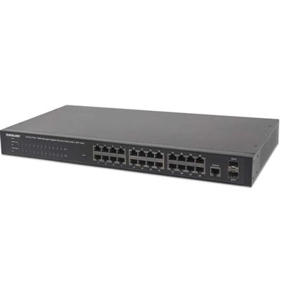 Intellinet 24 Port Gigabit Ethernet POE+ Web-Managed Switch with 2 SFP Ports