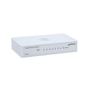 Intellinet 8-Port Gigabit Ethernet Switch, Plastic