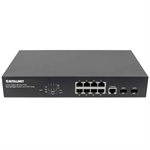 Intellinet 8 Port Gigabit Ethernet POE+ Web-Managed Switch with 2 SFP Ports