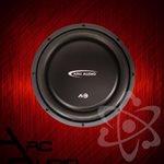 ARC Audio A-Series Flat 10" Subwoofer, Dual 2-Ohm, 500W Peak, 250W RMS