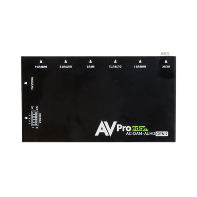 AVPro Edge 18Gbps Distribution Amp 1x4 w /  Scaler and Audio E