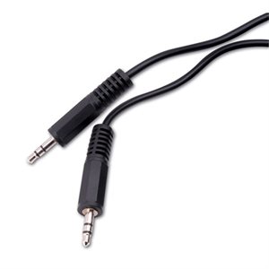 Vanco 3.5mm Stereo Plug to 3.5mm Stereo Plug Cable- Length: 6'