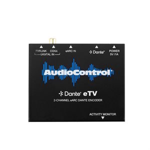 Audio Control eARC to Dante Encoder with HDMI and TOSLINK Inputs