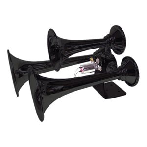 Excalibur 3-Bell Train Horn (black)