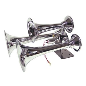 Excalibur 3-Bell Train Horn (chromed brass)