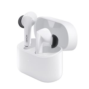 Denon True Wireless In-Ear Noise Cancelling Headphones 24hr(white)