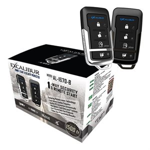 Excalibur Deluxe 1-Way Security and Remote Start System