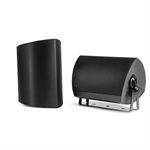 Def Tech All Weather Indoor / Outdoor Speaker w /  Bracket pair (black)