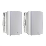 Russound 6.5" 70V Surface Mount Indoor / Outdoor Speakers (white, pair)