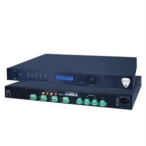 Beale Street 4X250W 70V / 100V / 8ohm Digital Amplifier w / 4 Inputs