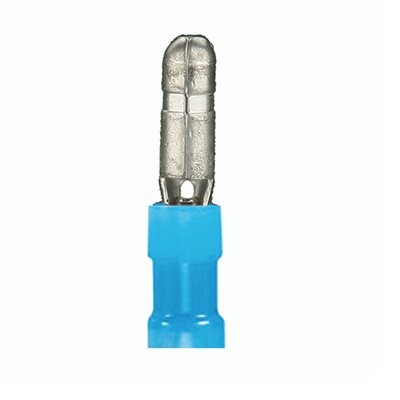 Install Bay 16-14 ga Nylon Male Bullet Connect (blue, 100pk)