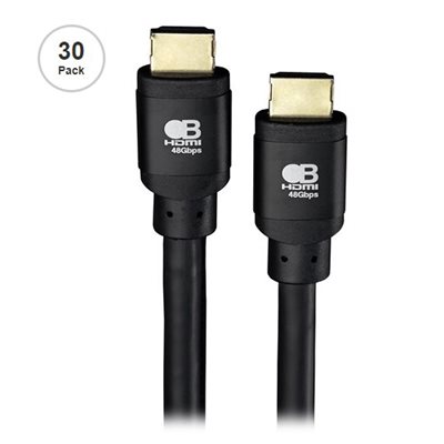 Bullet Train 10K 48Gbps HDMI Cable 1M Qty 30