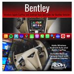 RDV Wireless Carplay / Android Auto for select Bentley