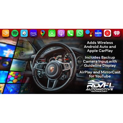 RDV Wireless Carplay / Android Auto for select Porsche