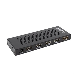 Ethereal HDMI SPLITTER 1 IN / 4 OUT HDMI 2.0, HDCP 2.2, 18Gbps and HDR FORMATS