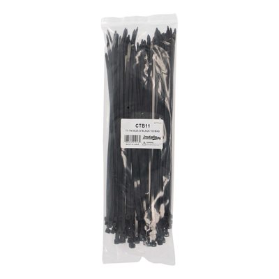 Install Bay 11.1" Cable Tie UV (black, 100 pk), 50lbs