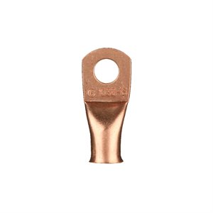 Install Bay 8 ga 1 / 4" Copper Ring Terminals (25 pk)