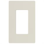 Lutron 1-Gang Wall Plate (lt. almond)