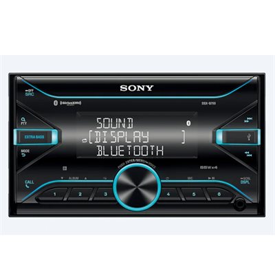 Sony DDIN SXM 55W Mechless with Dual Bluetooth EQ10