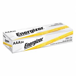 Energizer Industrial AAA Alkaline Battery, 24-Pack