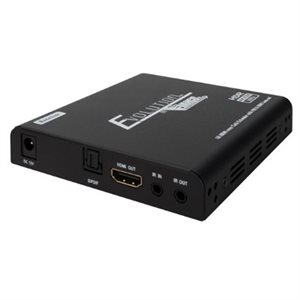 Vanco 4K HDR 1×4 HDMI Splitter over Cat 6 Cable with HDMI Loo