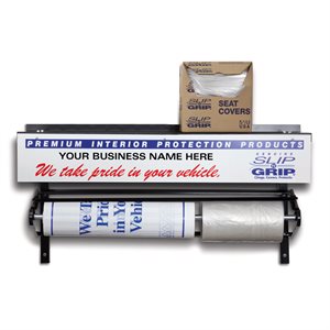 Slip-N-Grip Wall Dispenser Rack
