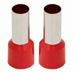 Install Bay Ferrules - Red 4GA 50 / Bag