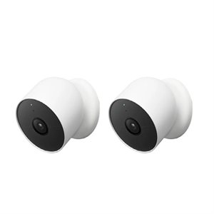 Nest Cam Battery Powered 2 pack (White)